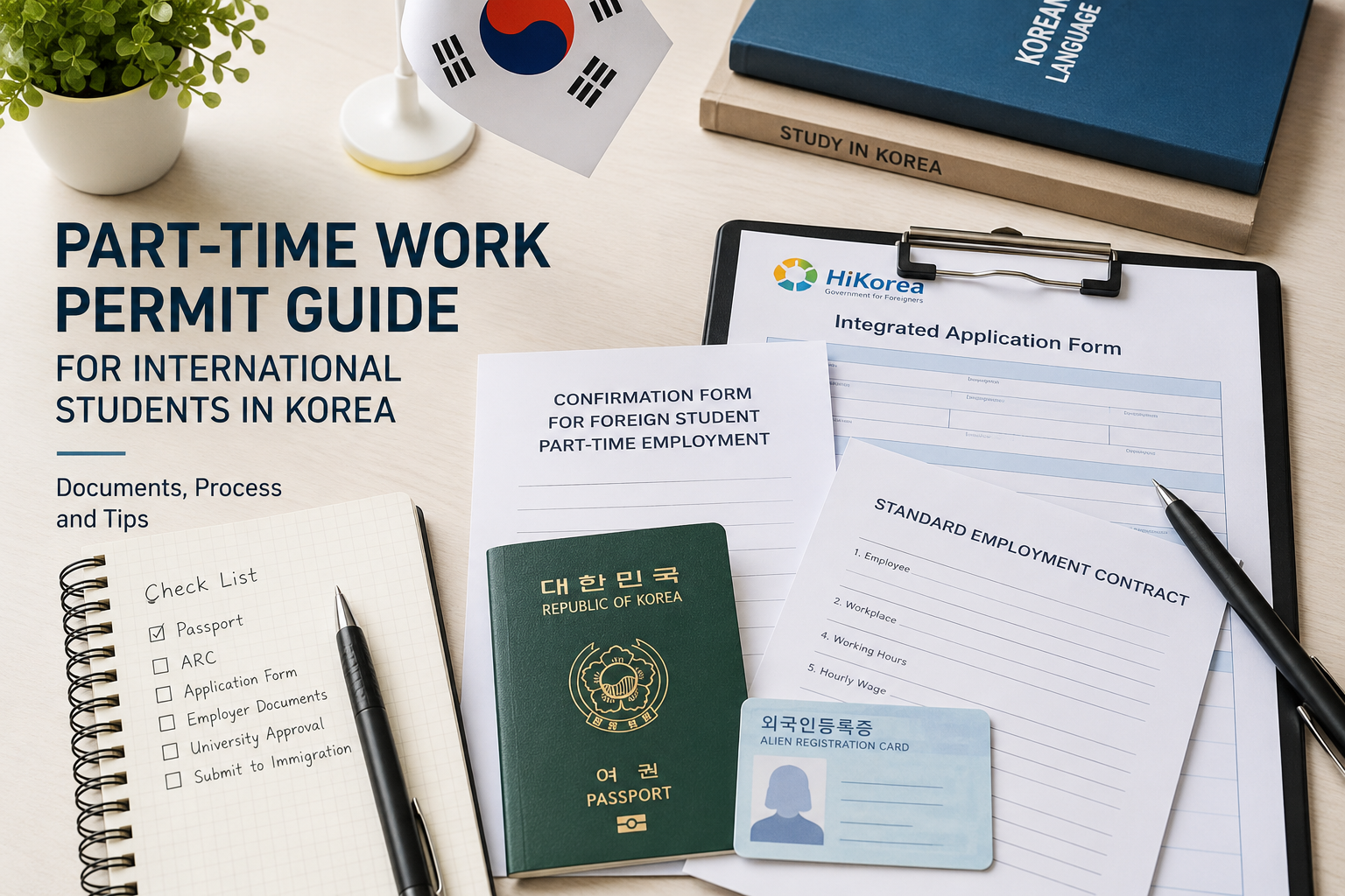 Two Part Non Routine Work Permit A Guide to Part-Time Work Permit Documents for International Students ...